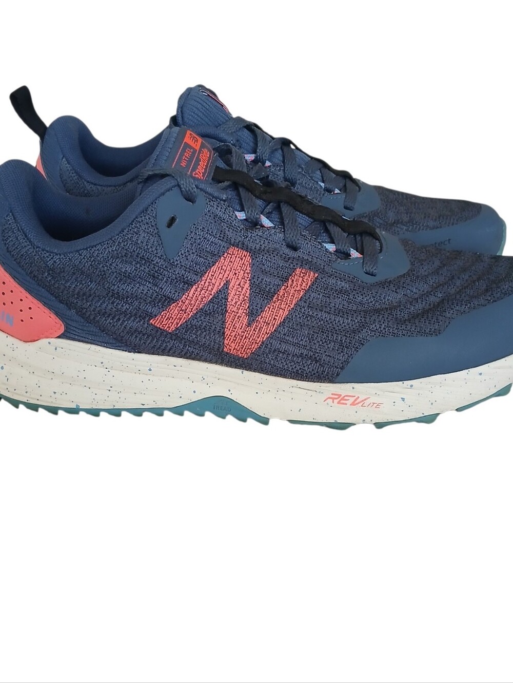 NEW BALANCE Nitrel V3 SPEEDRIDE Trail Running Shoes Women's 9.5 Blue Rugged Mesh